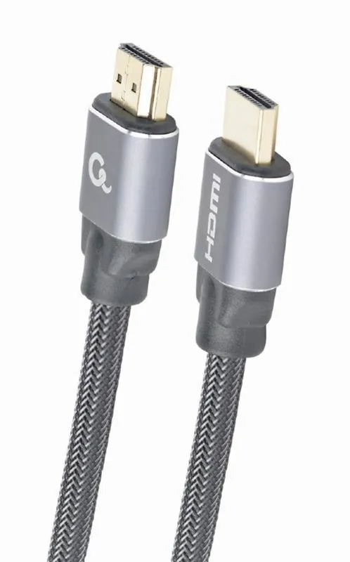 Кабель Cablexpert HDMI - HDMI V 2.0 (M/M), 3 м, чорний/сірий (CCBP-HDMI-3M) коробка - зображення 1