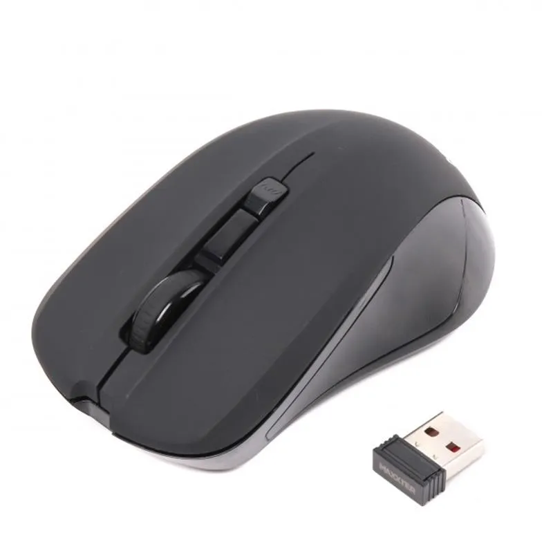 Миша бездротова Maxxter Mr-337 Black - зображення 1