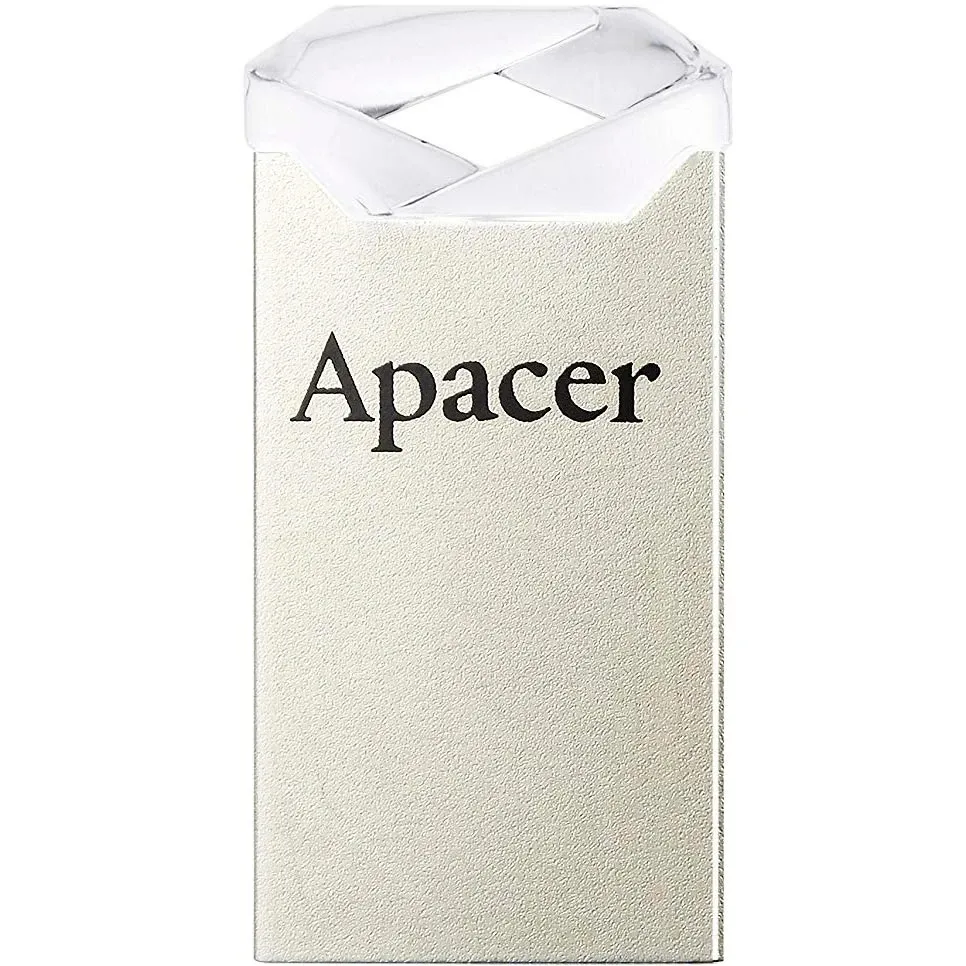 Флеш-накопичувач USB 64GB Apacer AH111 Silver/Crystal (AP64GAH111CR-1) - зображення 1