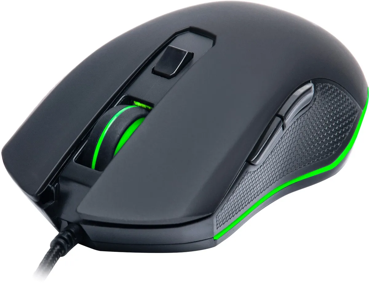 Миша REAL-EL RM-550 Black (EL123200027) - зображення 1