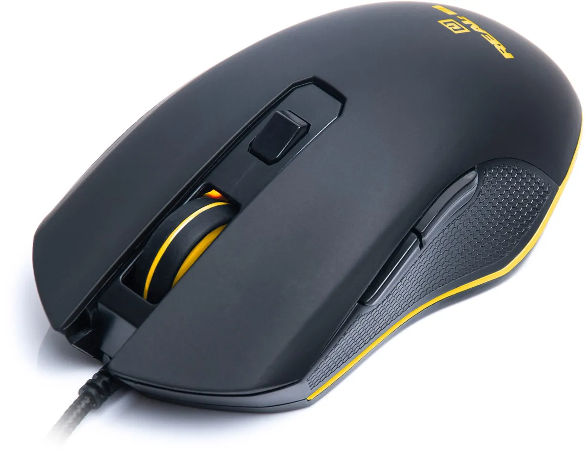 Миша REAL-EL RM-550 Black (EL123200027) - мініатюра 6
