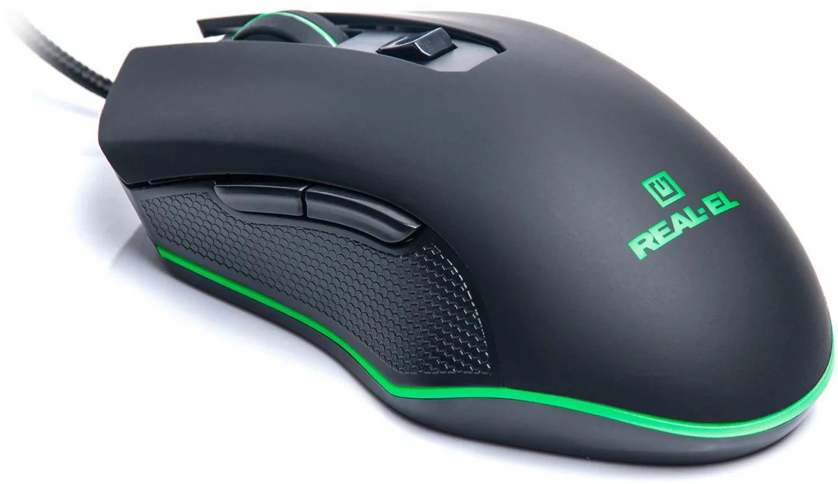 Миша REAL-EL RM-550 Black (EL123200027) - мініатюра 7