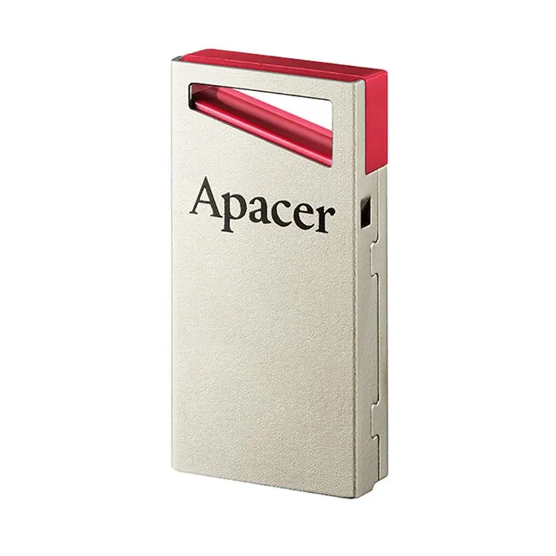 Флеш-накопичувач USB 64GB Apacer AH112 Gold/Red (AP64GAH112R-1) - мініатюра 3