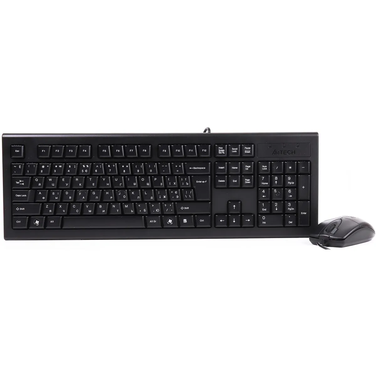 Комплект (клавіатура, миша) A4Tech KRS-8520D Black - зображення 1