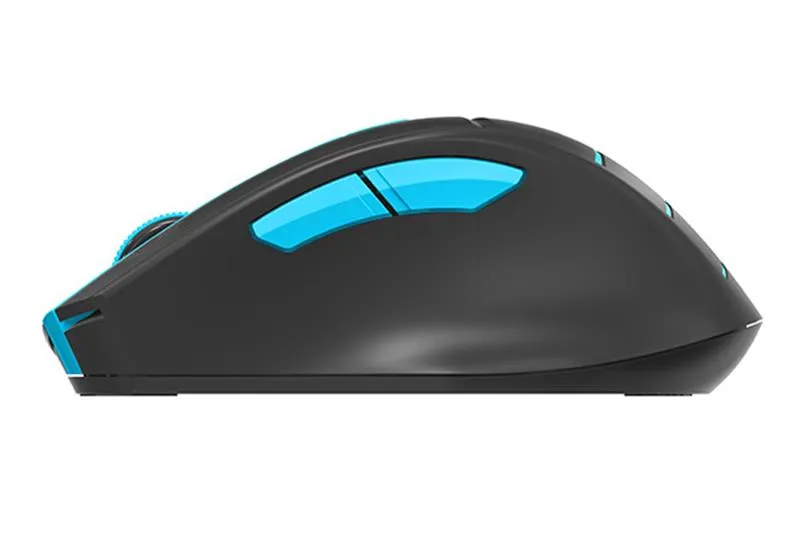 Миша бездротова A4Tech FG30 Black/Blue USB - зображення 1