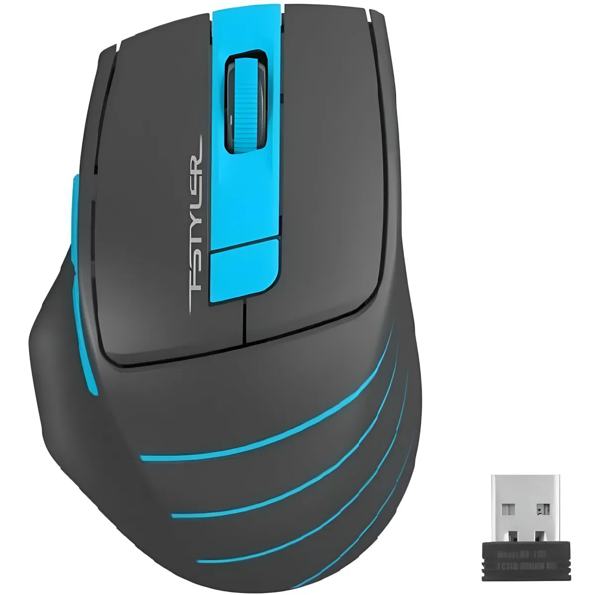 Миша бездротова A4Tech FG30 Black/Blue USB - мініатюра 5