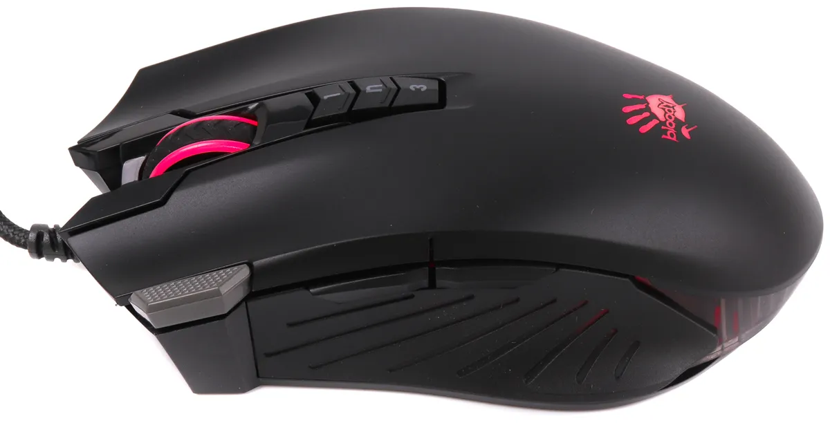 Миша A4Tech V9M Bloody Black Extra Fire Button - мініатюра 2