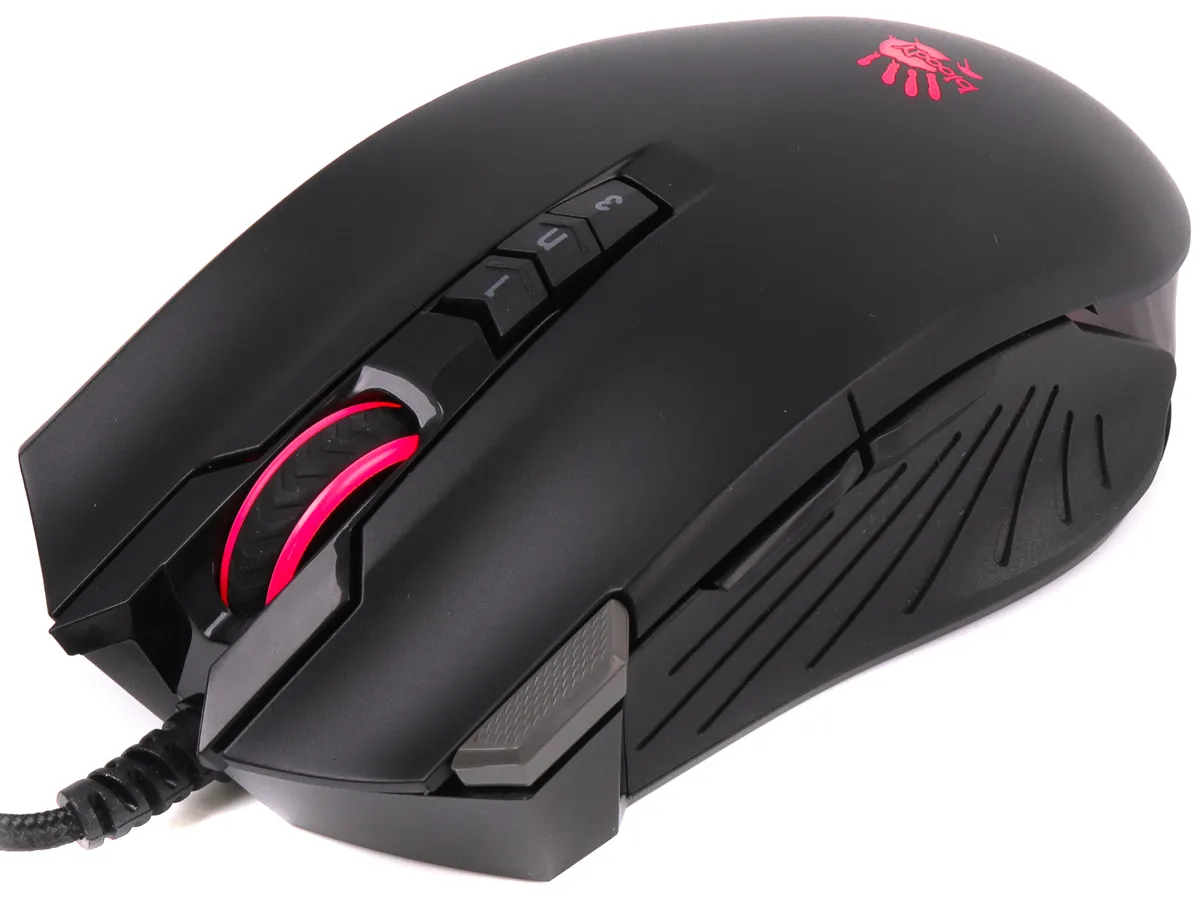 Миша A4Tech V9M Bloody Black Extra Fire Button - мініатюра 3
