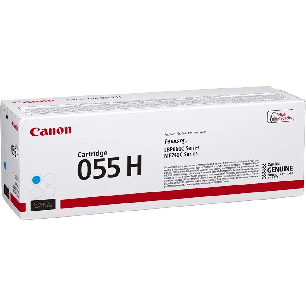 Картридж Canon 055H MF742/744/746/LBP663/664 Cyan (3019C002) - мініатюра 3