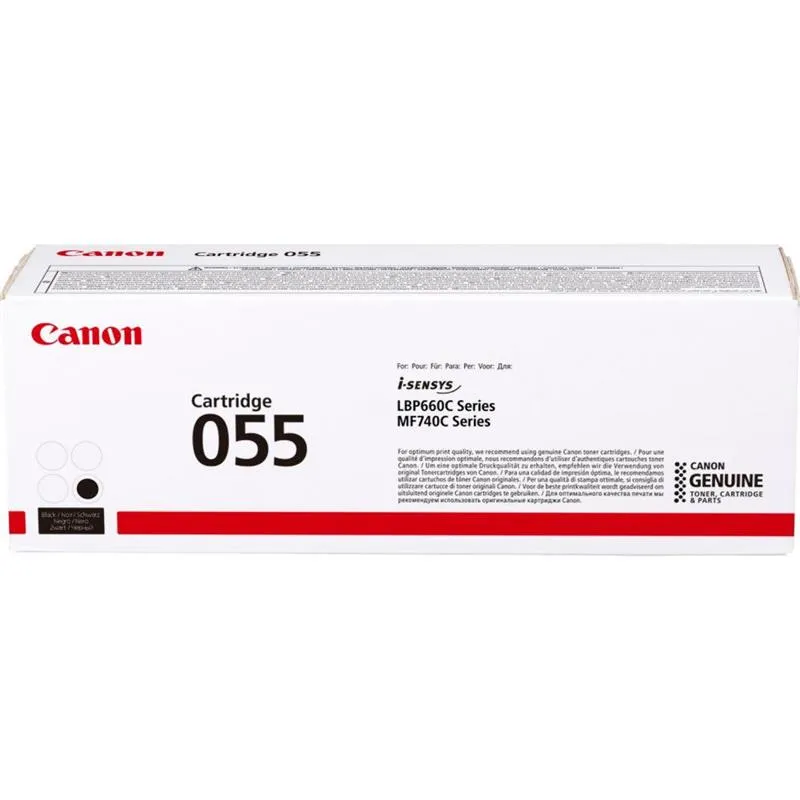 Картридж Canon 055 LBP664Cx/663Cdw/MF742Cdw/744Cdw/746Cx Black (3016C002) - зображення 1