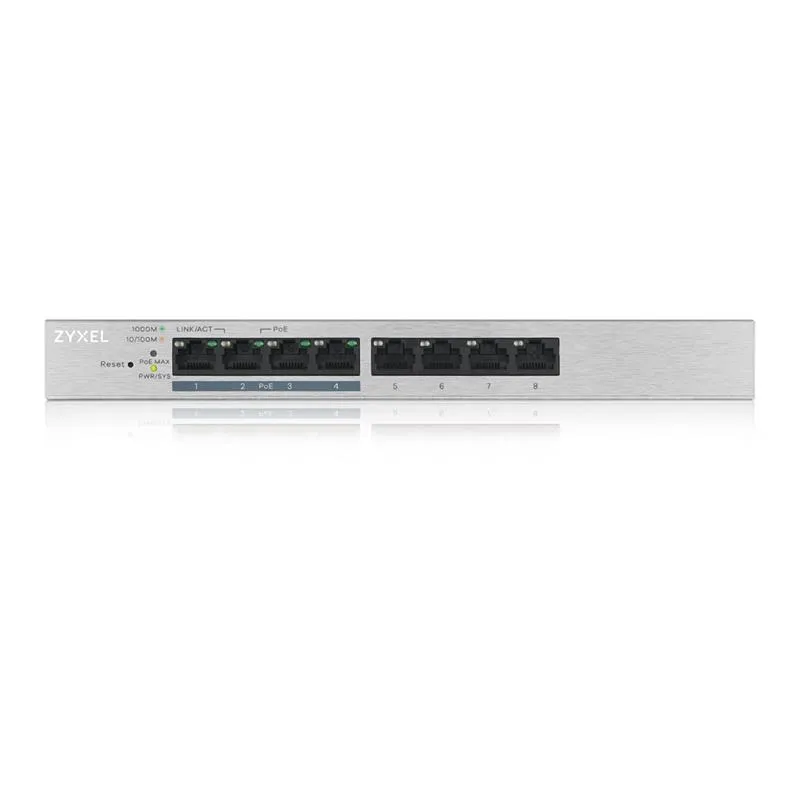 Комутатор ZYXEL GS1200-8HP v2 (GS1200-8HPV2-EU0101F) - мініатюра 2