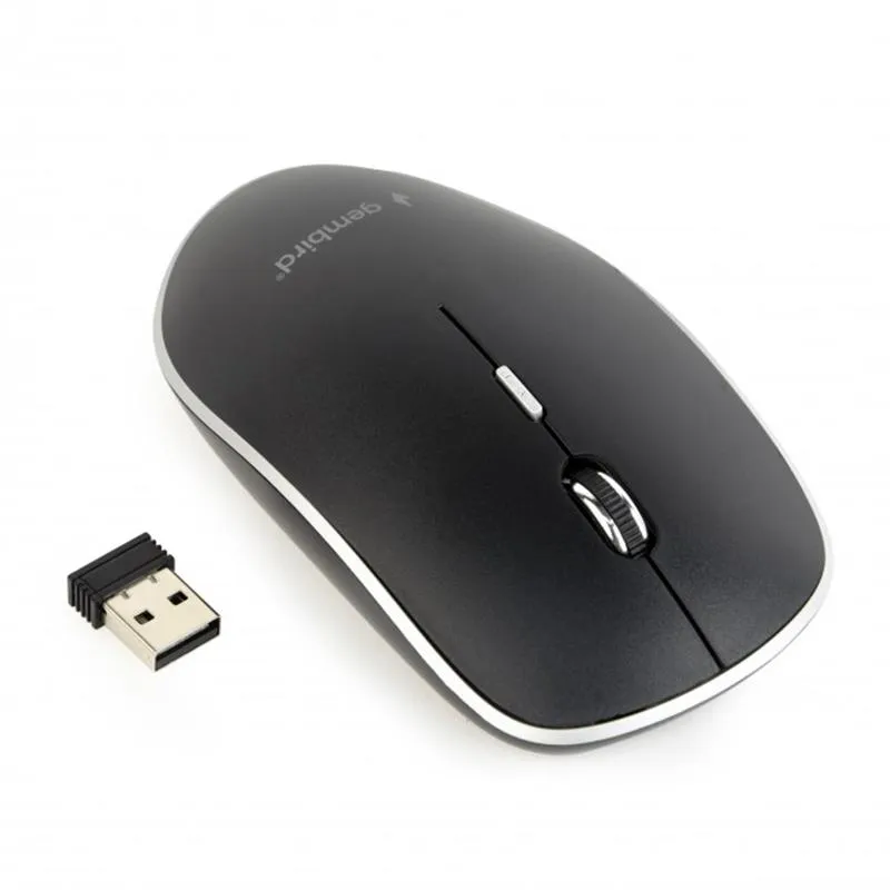 Миша бездротова Gembird MUSW-4B-01 Black USB - зображення 1