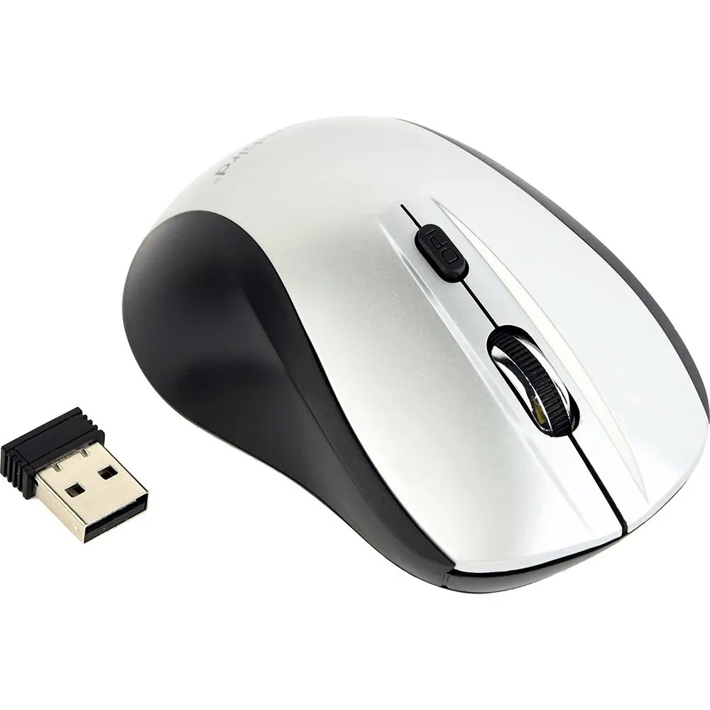 Миша бездротова Gembird MUSW-4B-02-BS Black/Silver - мініатюра 2