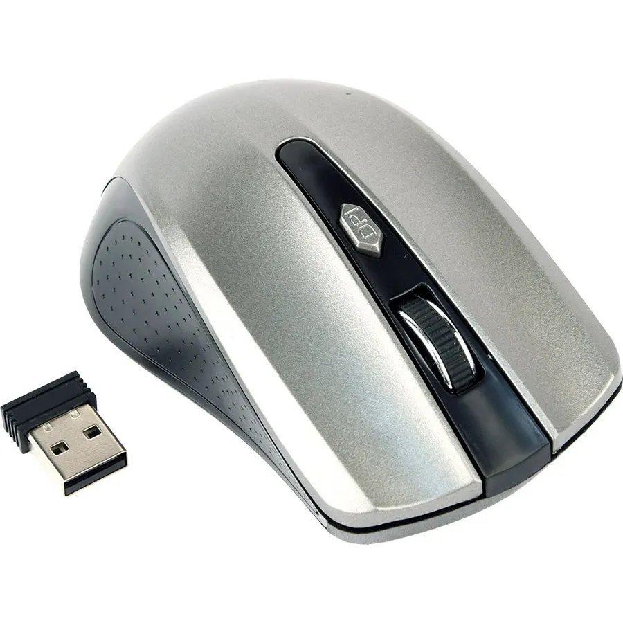 Миша бездротова Gembird MUSW-4B-04-BG Black/Grey USB - мініатюра 2