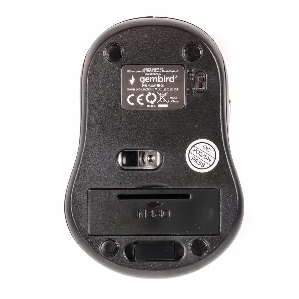 Миша бездротова Gembird MUSW-6B-01 Black - мініатюра 3