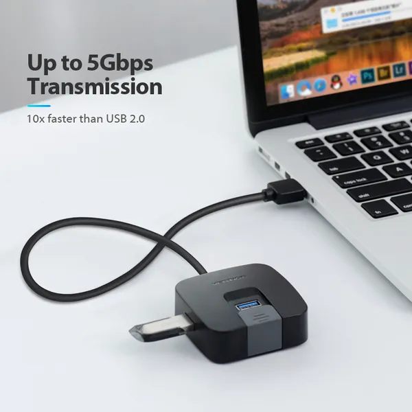 USB-хаб Vention CHBBD 4 ports - мініатюра 3