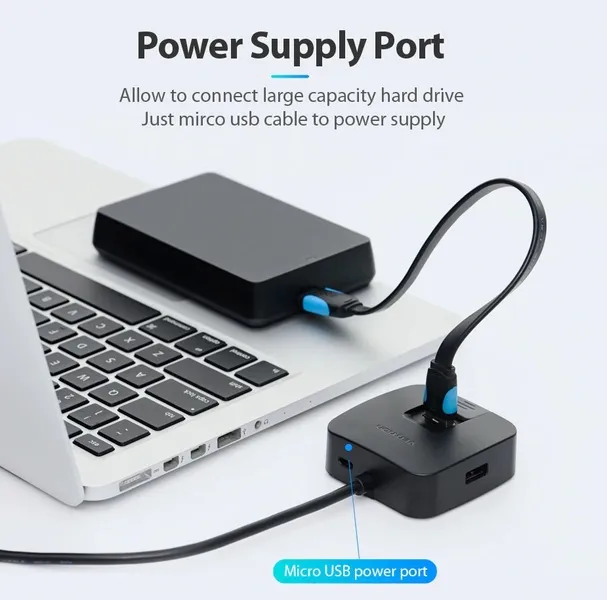 USB-хаб Vention CHBBD 4 ports - мініатюра 7