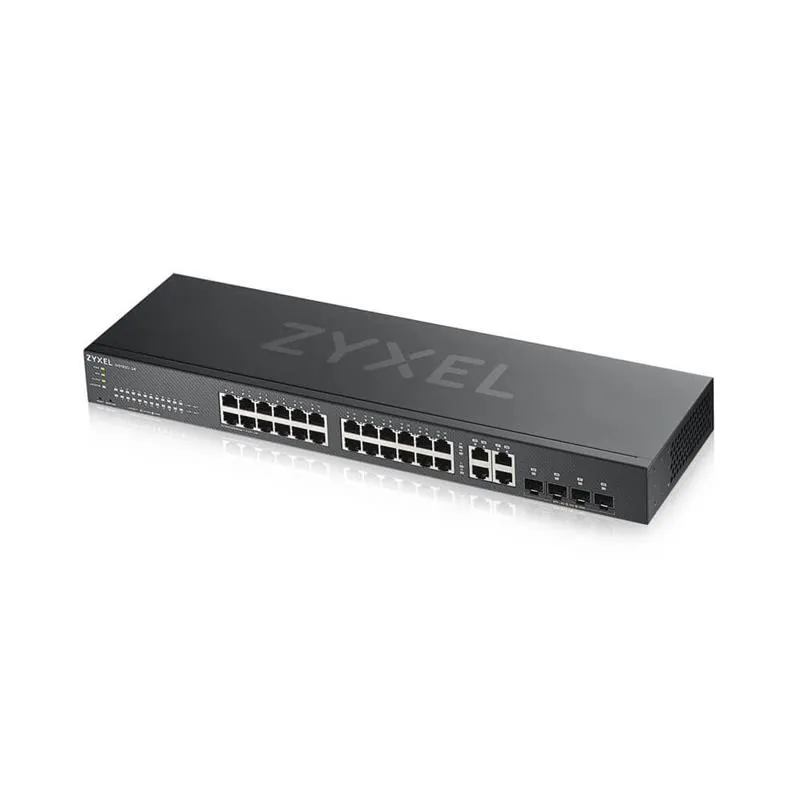 Комутатор ZYXEL GS1920-24V2 (GS1920-24V2-EU0101F) (24xGE, 4xGE/SFP, Smart,NebulaFlex) - мініатюра 3