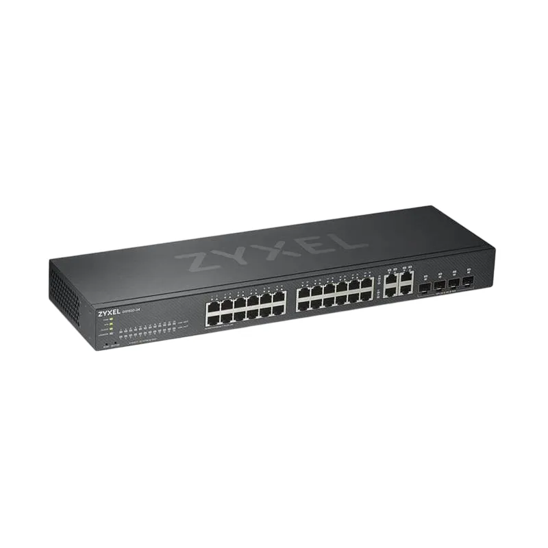 Комутатор ZYXEL GS1920-24V2 (GS1920-24V2-EU0101F) (24xGE, 4xGE/SFP, Smart,NebulaFlex) - мініатюра 4