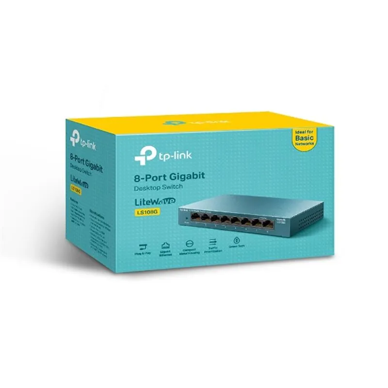 Комутатор TP-Link LS108G - мініатюра 3