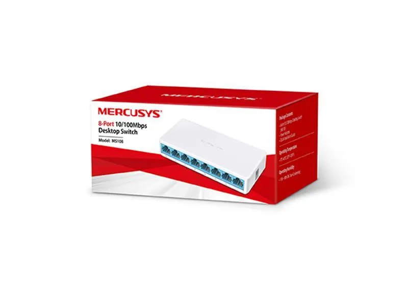 Комутатор Mercusys MS108 - зображення 1