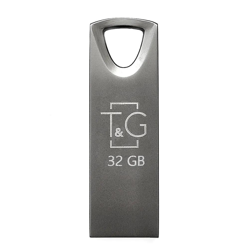 Флеш-накопичувач USB 32GB T&G 117 Metal Series (TG117BK-32G) - зображення 1