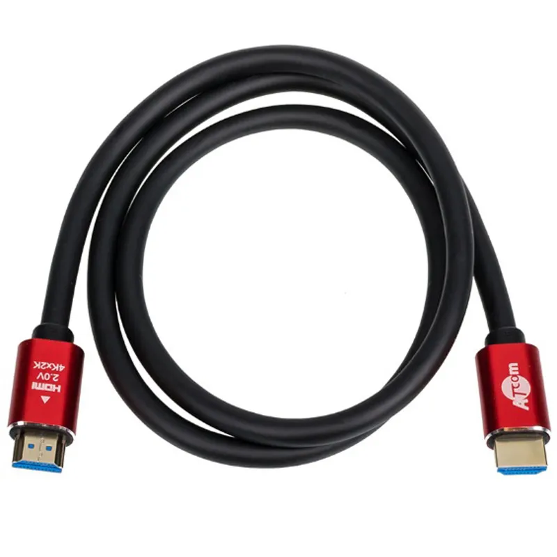 Кабель Atcom HDMI - HDMI V 2.0 (M/M), 3 м, Black/Red (24943) - мініатюра 2