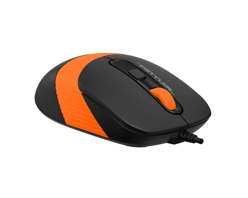 Миша A4Tech FM10S Orange/Black USB - мініатюра 3