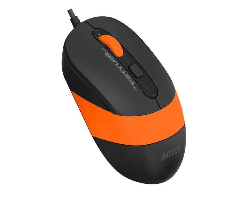 Миша A4Tech FM10S Orange/Black USB - мініатюра 6