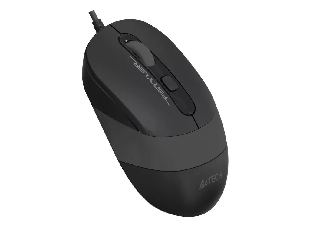 Миша A4Tech FM10S Grey/Black USB - зображення 1