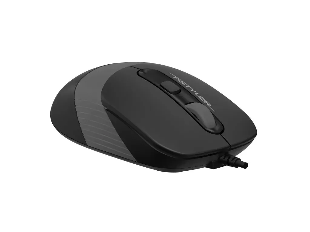 Миша A4Tech FM10S Grey/Black USB - мініатюра 4