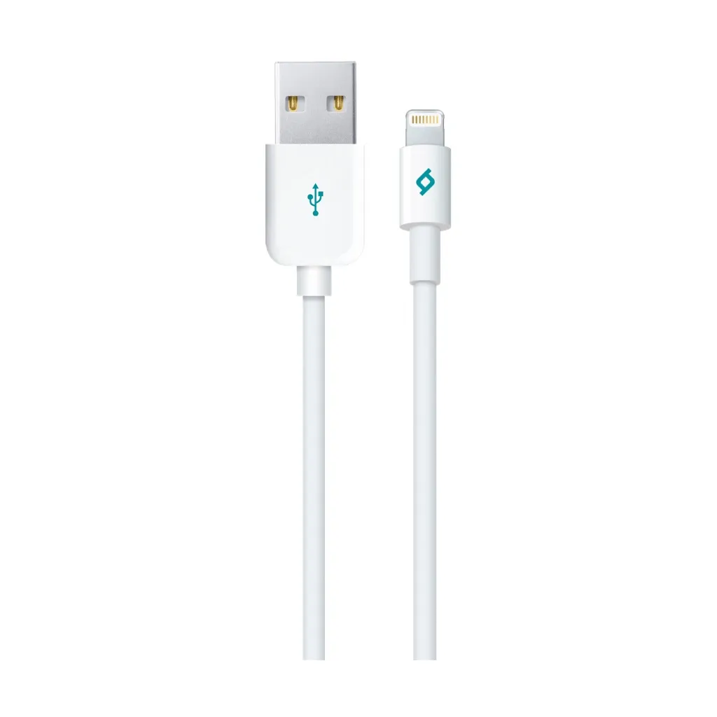 Кабель Ttec USB - Lightning (M/M), 1.2 м, White (2DKM01B) - зображення 1