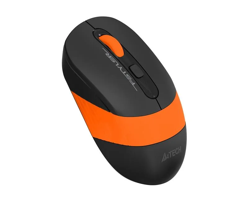 Миша бездротова A4Tech FG10S Orange/Black USB - зображення 1