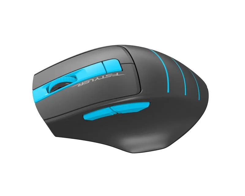Миша бездротова A4Tech FG30S Blue/Black USB - зображення 1