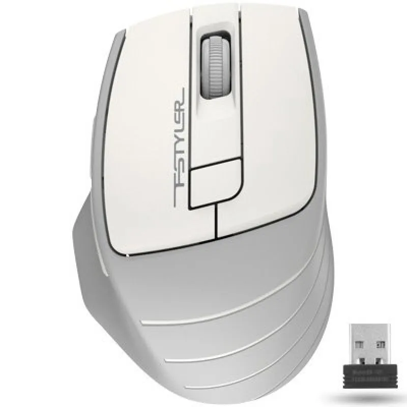 Миша бездротова A4Tech FG30S Grey/White - мініатюра 6