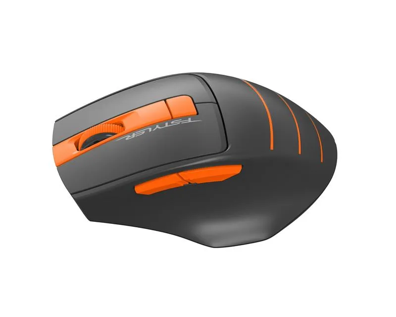 Миша бездротова A4Tech FG30S Orange/Black USB - зображення 1