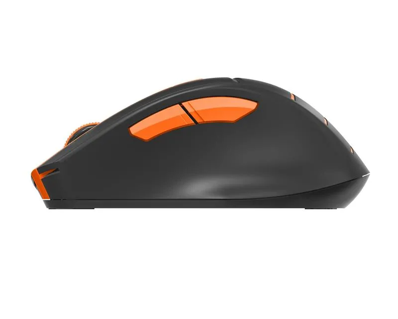 Миша бездротова A4Tech FG30S Orange/Black USB - мініатюра 2