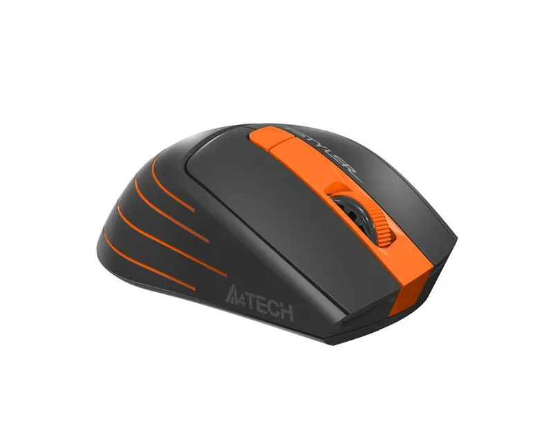 Миша бездротова A4Tech FG30S Orange/Black USB - мініатюра 4