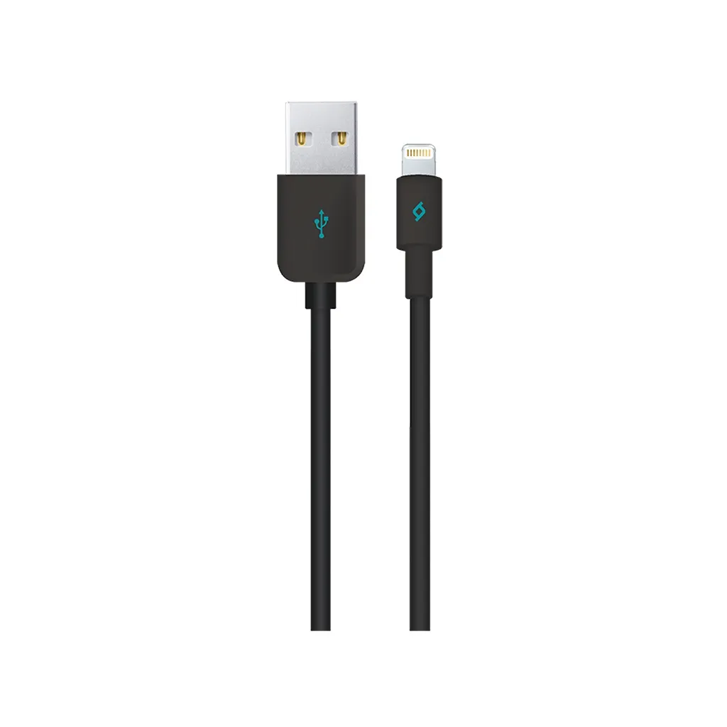 Кабель Ttec USB - Lightning (M/M), 1.2 м, Black (2DKM01S) - зображення 1
