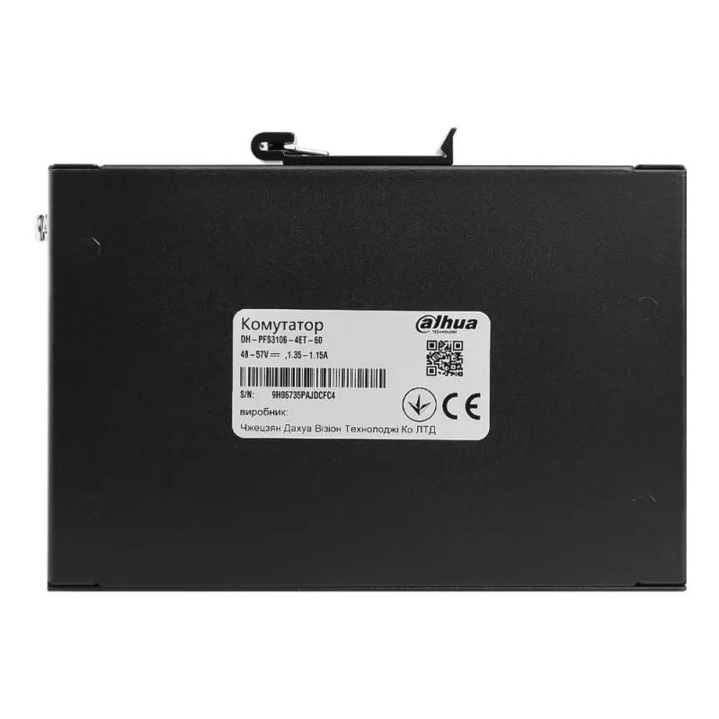 Комутатор Dahua DH-PFS3106-4ET-60 - мініатюра 4