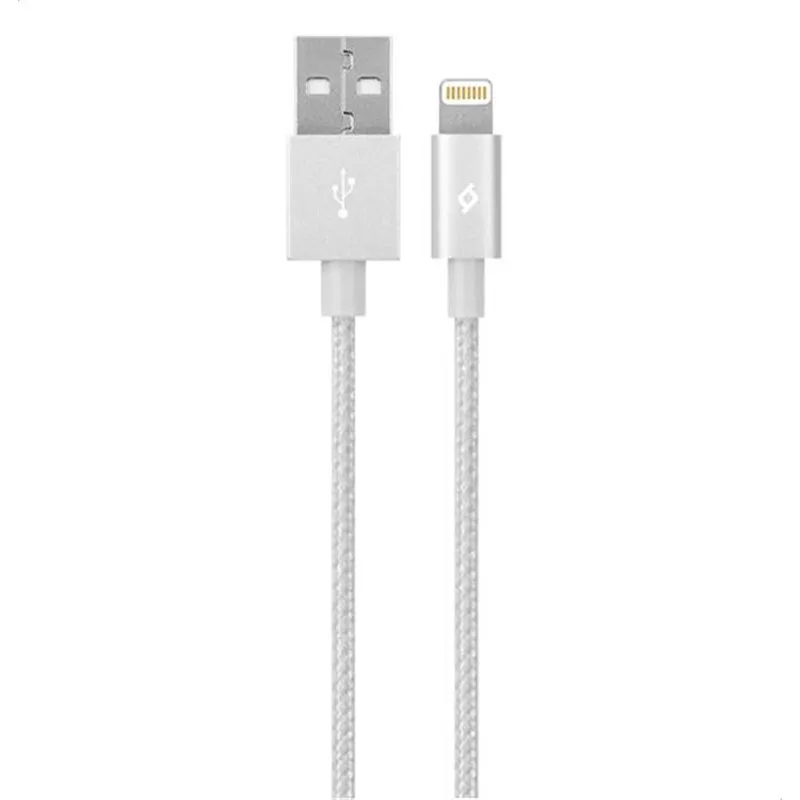 Кабель Ttec USB - Lightning (M/M), AlumiCable, 1.2 м, Silver (2DKM02G) - зображення 1