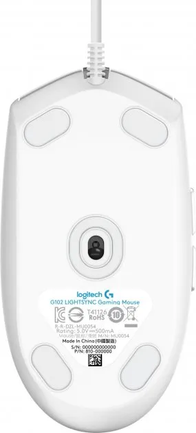 Миша Logitech G102 Lightsync White (910-005824) - мініатюра 4