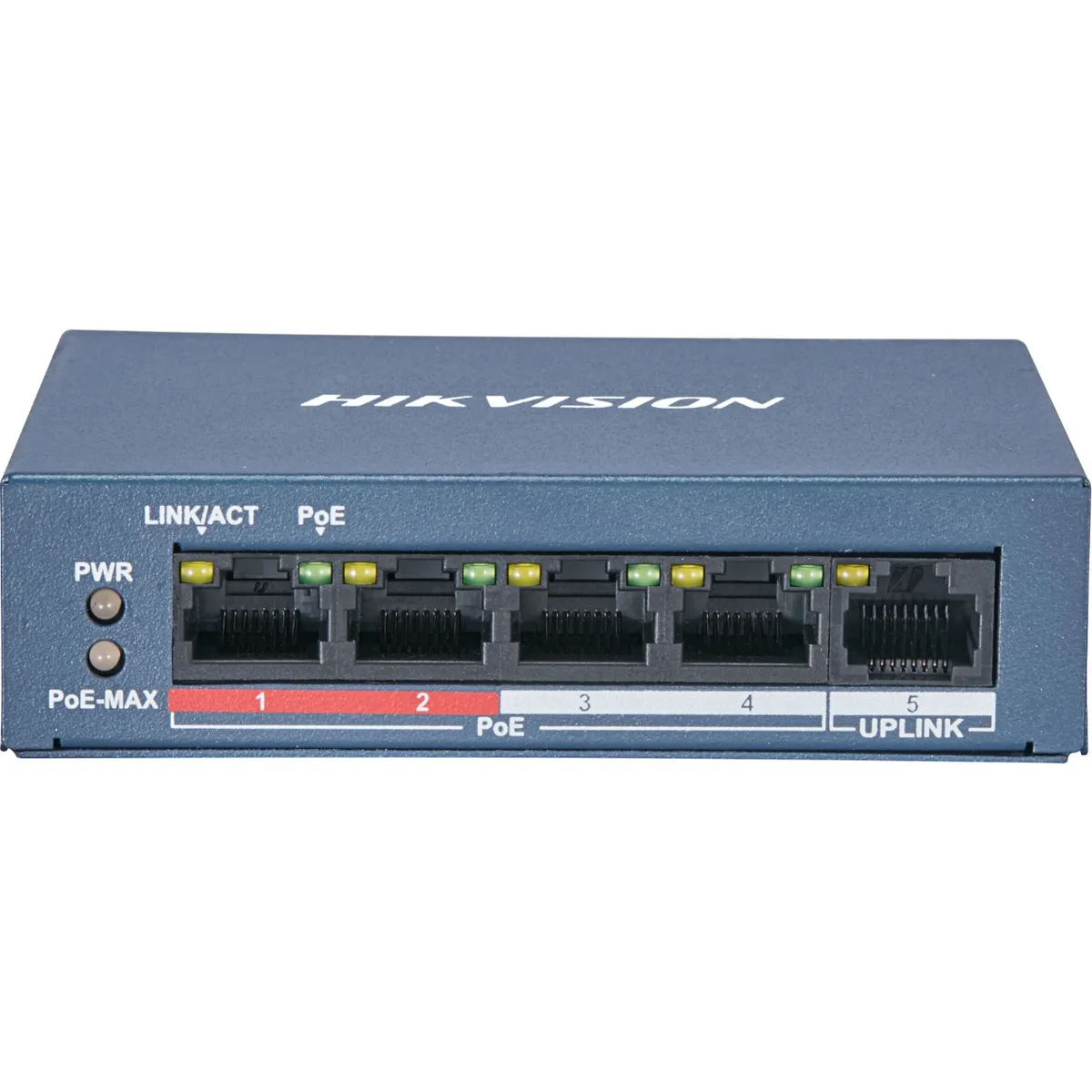 Комутатор Hikvision DS-3E0105P-E/M(B) - мініатюра 3