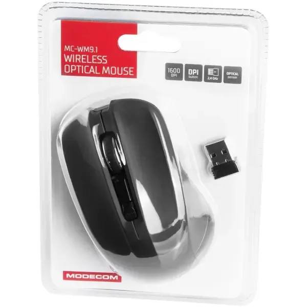 Миша бездротова Modecom MC-WM9.1 Black (M-MC-0WM9.1-100) - мініатюра 2
