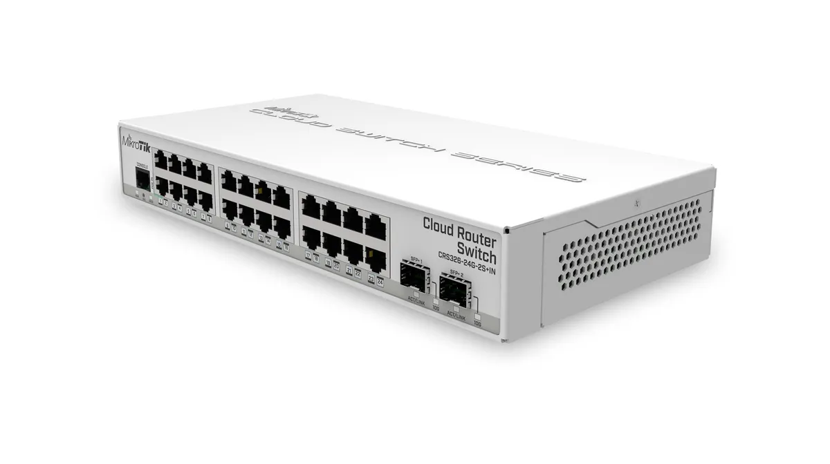 Комутатор MikroTik CRS326-24G-2S+IN - мініатюра 3