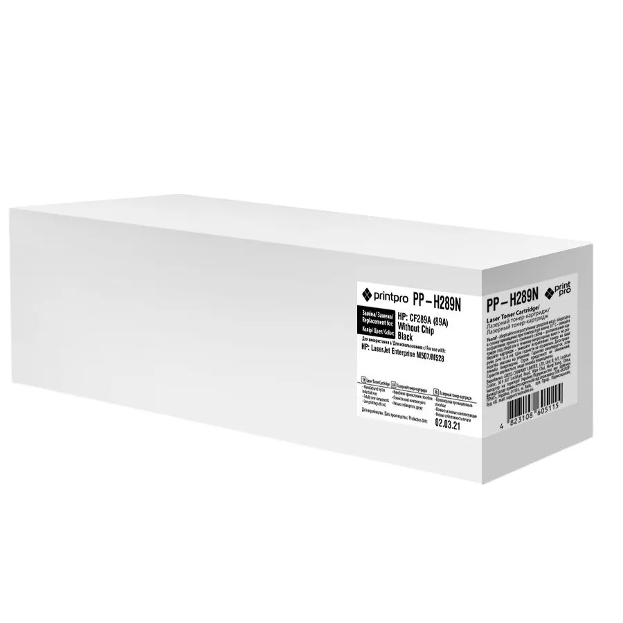 Картридж PrintPro (PP-H289N) HP M507/528 Black (CF289A) без чіпа - зображення 1