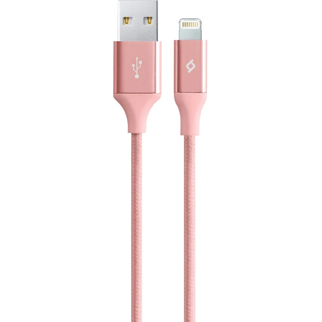 Кабель Ttec USB - Lightning (M/M), AlumiCable, 1.2 м, Rose Gold (2DK16RA) - зображення 1