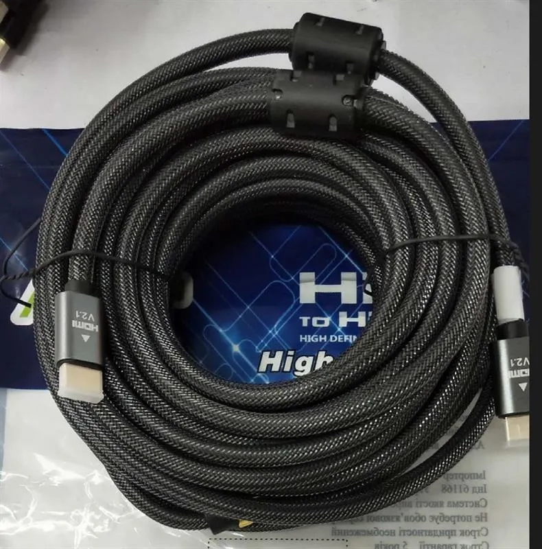Кабель Atcom Premium HDMI - HDMI V 2.1, (M/M), 10 м, Black (23710) пакет - мініатюра 2