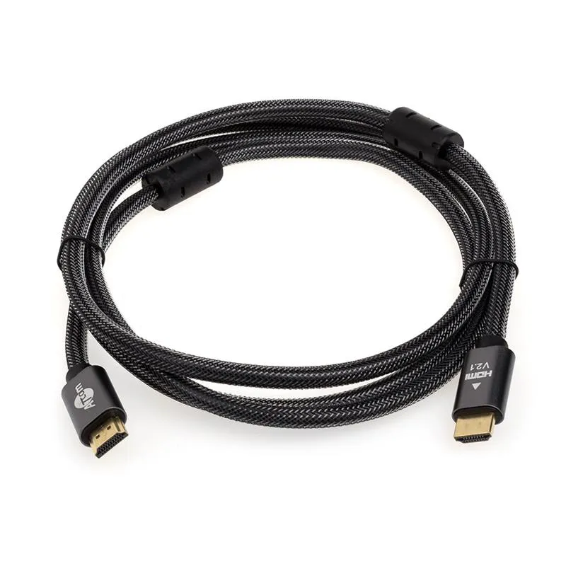 Кабель Atcom Premium HDMI - HDMI V 2.1 (M/M), 2 м, Black (AT23782) пакет - мініатюра 2