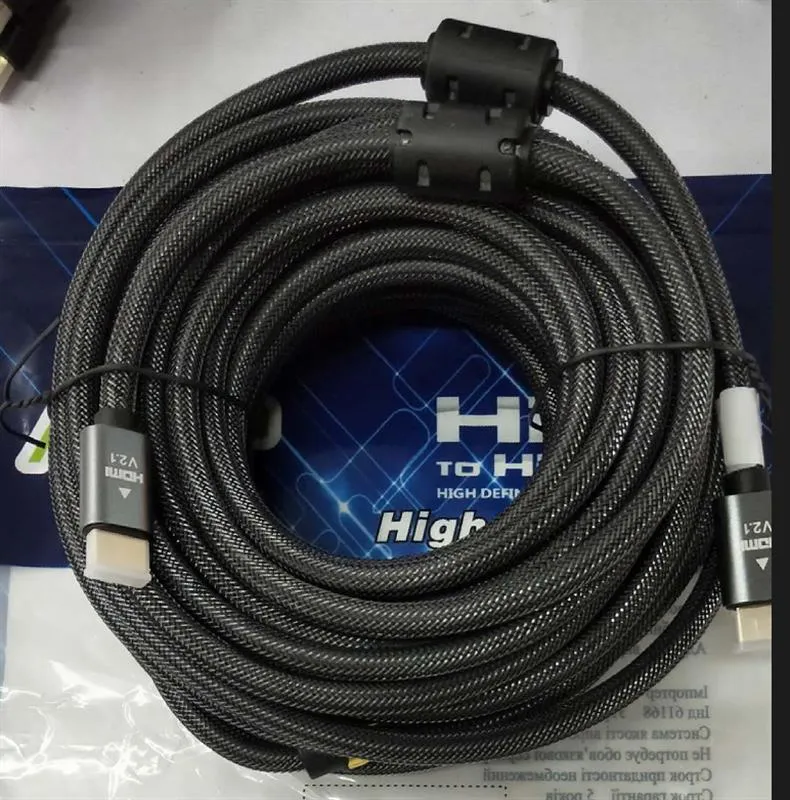Кабель Atcom Premium HDMI - HDMI V 2.1 (M/M), 15 м, Black (AT23715) пакет - мініатюра 3